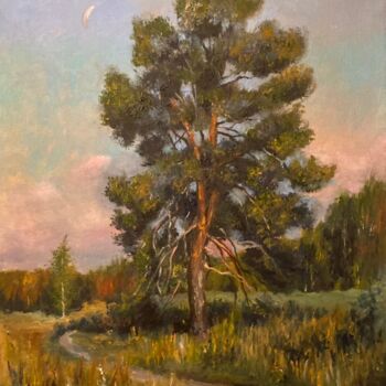 Painting titled "Road to summer" by Marina Gavrilova, Original Artwork, Oil