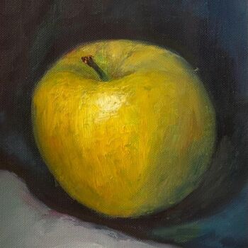 "The apple is delici…" başlıklı Tablo Marina Gavrilova tarafından, Orijinal sanat, Petrol