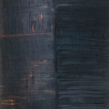 Painting titled "Black Light" by Marina Gorbachova, Original Artwork, Oil