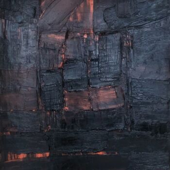 Pittura intitolato "Enigma Square" da Marina Gorbachova, Opera d'arte originale, Olio