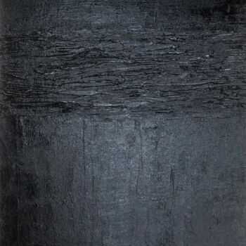 Malerei mit dem Titel "Black Heart" von Marina Gorbachova, Original-Kunstwerk, Öl