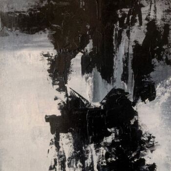 Malerei mit dem Titel "Dark Side" von Marina Gorbachova, Original-Kunstwerk, Öl