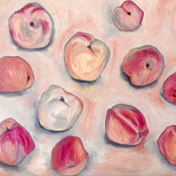 Malerei mit dem Titel "Peaches and Nectari…" von Marina Gorbachova, Original-Kunstwerk, Öl