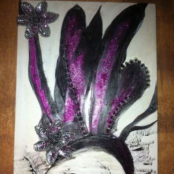 Pittura intitolato "Alga violeta" da Marina Guiomar, Opera d'arte originale, Acrilico