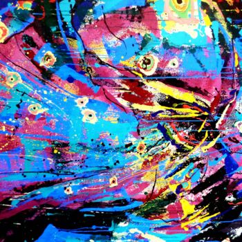 Картина под названием "Firebird" - Марина Климан, Подлинное произведение искусства, Масло