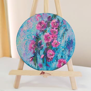 Картина под названием "Abstract flowers /…" - Marina Petrova, Подлинное произведение искусства, Акрил