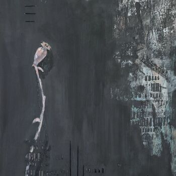 Pittura intitolato "Silence / Тишина" da Marina Petrova, Opera d'arte originale, Acrilico