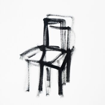 Pittura intitolato "Una silla" da Marina Vidal, Opera d'arte originale, Olio