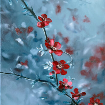 Painting titled "Crystal Spring" by Marina Zotova, Original Artwork, Oil