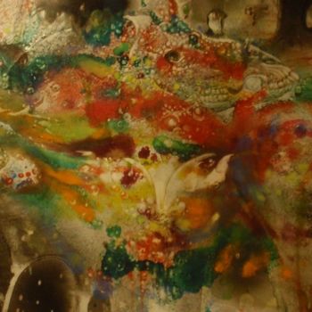 Painting titled "Chingiz... fragment" by Marina Boytsova, Original Artwork, Other