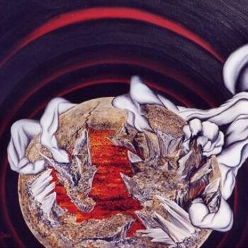 Картина под названием "OSSESSIONE" - Marina Profumo, Подлинное произведение искусства, Масло