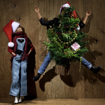 Photographie intitulée "Noël : procédez par…" par Marine Foissey, Œuvre d'art originale, Photographie numérique