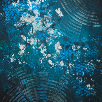 Peinture intitulée "Aether, abstract na…" par Marine Kubert, Œuvre d'art originale, Acrylique