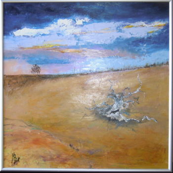 Painting titled "Solitude" by Marine Brivet, Original Artwork