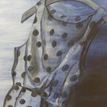 Peinture intitulée "Ma robe#artistsuppo…" par Môm, Œuvre d'art originale, Acrylique