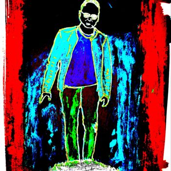 Arte digitale intitolato "Persona n. 1/10" da Marino De Laura, Opera d'arte originale, Pittura digitale