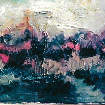 Pintura intitulada "5- verso l'alba" por Mario Fanconi, Obras de arte originais, Óleo
