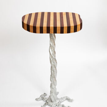 "Table plante" başlıklı Design Mario Forget (Atelier Méta-Bois) tarafından, Orijinal sanat, Mobilya