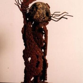 Sculpture titled "Huracaan" by Mario Morasan, Original Artwork