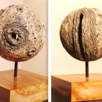 Escultura titulada "Esfera 4" por Mario Morasan, Obra de arte original