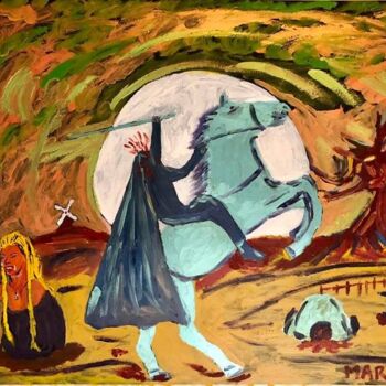 Pintura intitulada "Sleepy Hollow" por Mario Pratesi, Obras de arte originais, Óleo