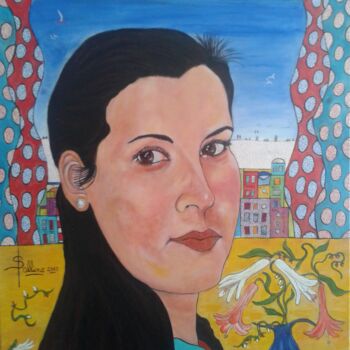 Painting titled "Maria" by Mario Spallino, Original Artwork