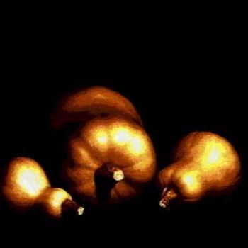 Photographie intitulée "Pumpkins von Mario…" par Mario Strack, Œuvre d'art originale