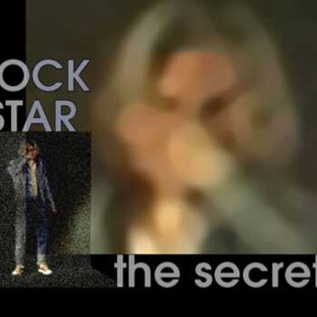 「The secret Rockstar…」というタイトルの写真撮影 Mario Strackによって, オリジナルのアートワーク
