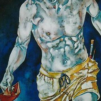 Pittura intitolato "le frecce di ulisse" da Mario Venza, Opera d'arte originale