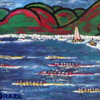 Peinture intitulée "RIO DE JANEIRO_2016" par Mário Brazil, Œuvre d'art originale, Huile
