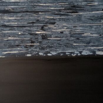 Pittura intitolato "Black and Ivory" da Mario Frattura, Opera d'arte originale, Scratchboard Montato su Telaio per barella i…