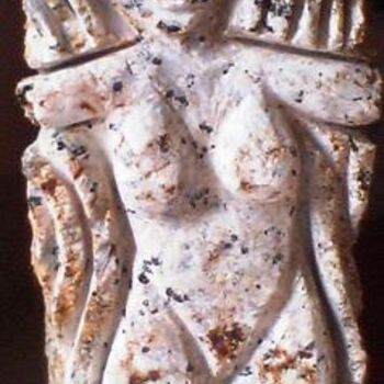 Escultura intitulada "Femea" por Mário Fresco, Obras de arte originais, Pedra