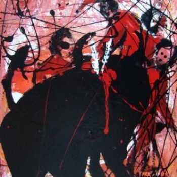 Pintura intitulada "péga de caras" por Mário Fresco, Obras de arte originais, Óleo