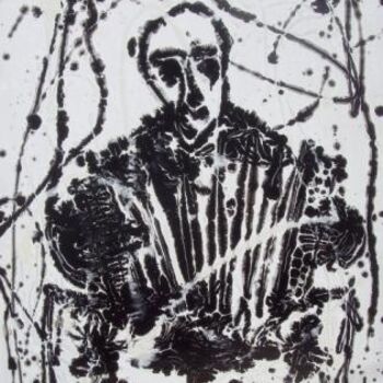 Malerei mit dem Titel "CONCERTINA" von Mário Fresco, Original-Kunstwerk, Öl