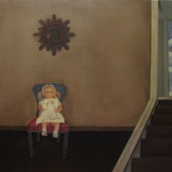 Pintura titulada "la bambola di simona" por Mario Jerone, Obra de arte original