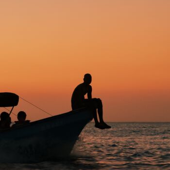 "End of workday in B…" başlıklı Fotoğraf Marion Collet tarafından, Orijinal sanat, Dijital Fotoğrafçılık