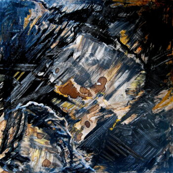 Pittura intitolato "Magma" da Marion Moulin, Opera d'arte originale, Acrilico