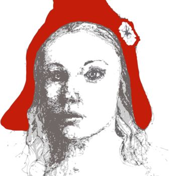 Digitale Kunst mit dem Titel "Binôme "Marianne"" von Marion Brocarel, Original-Kunstwerk, Digitale Malerei