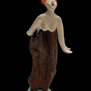 Sculpture titled "Petite danseuse 4" by Marion De La Fontaine, Original Artwork