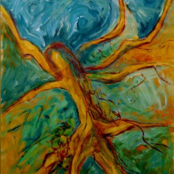 绘画 标题为“Tree as a human bei…” 由Michelangelo Verso, 原创艺术品, 水粉