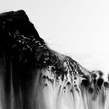 Peinture intitulée "Arbre terre 9" par Marion Le Pennec, Œuvre d'art originale, Encre