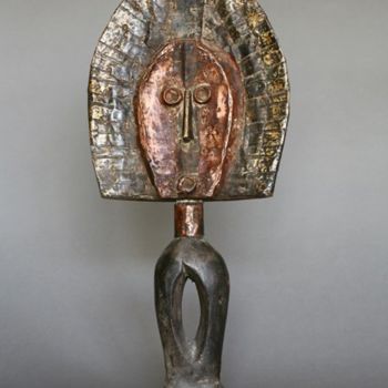 Fotografia intitolato "Statuette africaine…" da Marion Roux, Opera d'arte originale