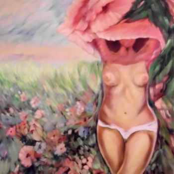 Painting titled "Primavera" by Marisa Retta, Original Artwork, Oil