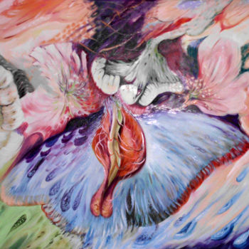 Malarstwo zatytułowany „IL Volo” autorstwa Marisa Retta, Oryginalna praca, Olej