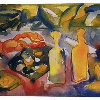 Painting titled "Stillife, two." by Prema (Risto), Original Artwork