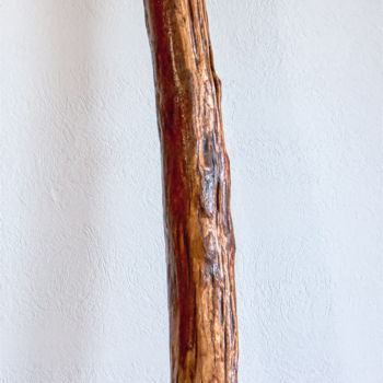 Скульптура под названием "Mood" - Marian Bogatu, Подлинное произведение искусства, Дерево