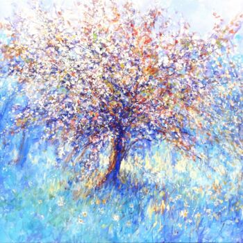 Картина под названием "Springtime Sonata" - Mariusz Kaldowski, Подлинное произведение искусства, Акрил Установлен на Деревян…
