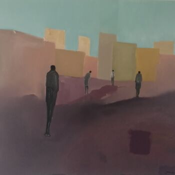 Malerei mit dem Titel "People like Us" von Mariusz Makula, Original-Kunstwerk, Öl