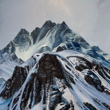 Картина под названием "Горы" - Mariya Klein, Подлинное произведение искусства, Масло