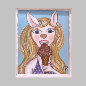 "Glace" başlıklı Tablo Mariya Oliynyk tarafından, Orijinal sanat, Pastel Karton üzerine monte edilmiş